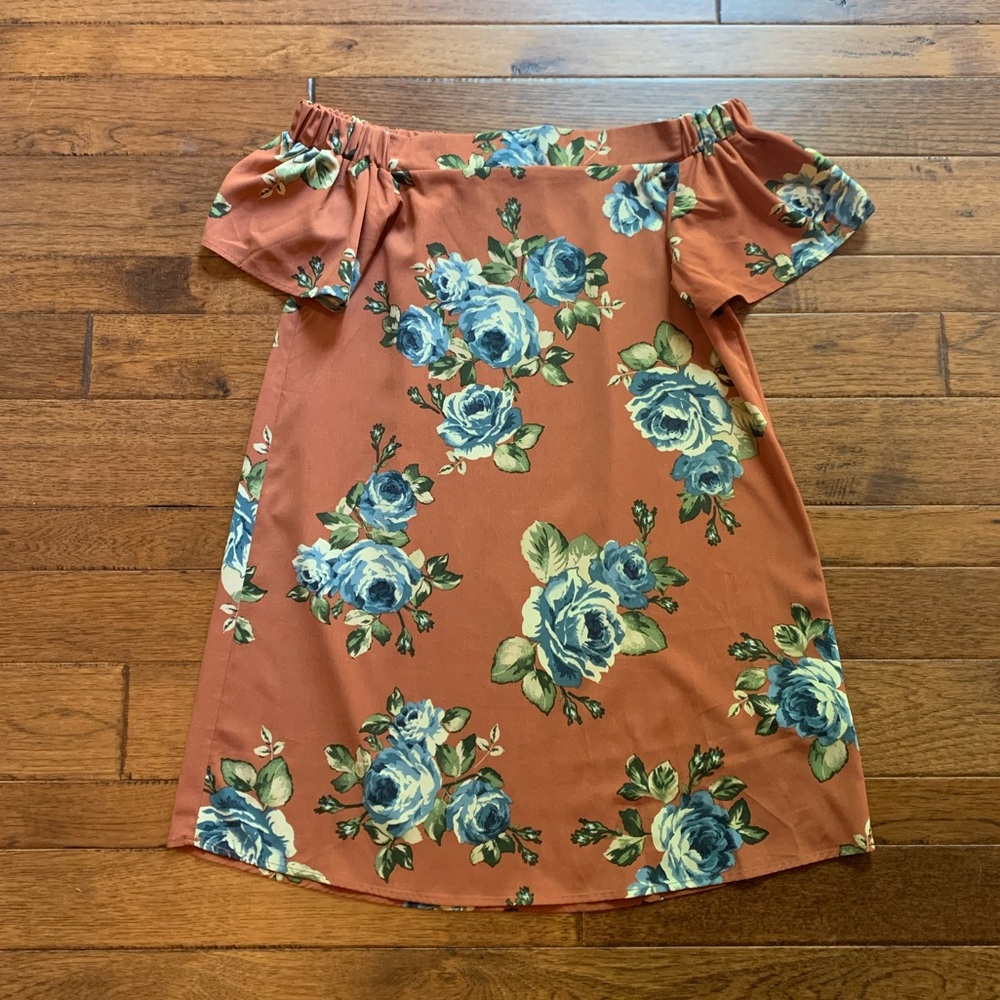 Altar’d State Off The Shoulder Floral Dress Size Small